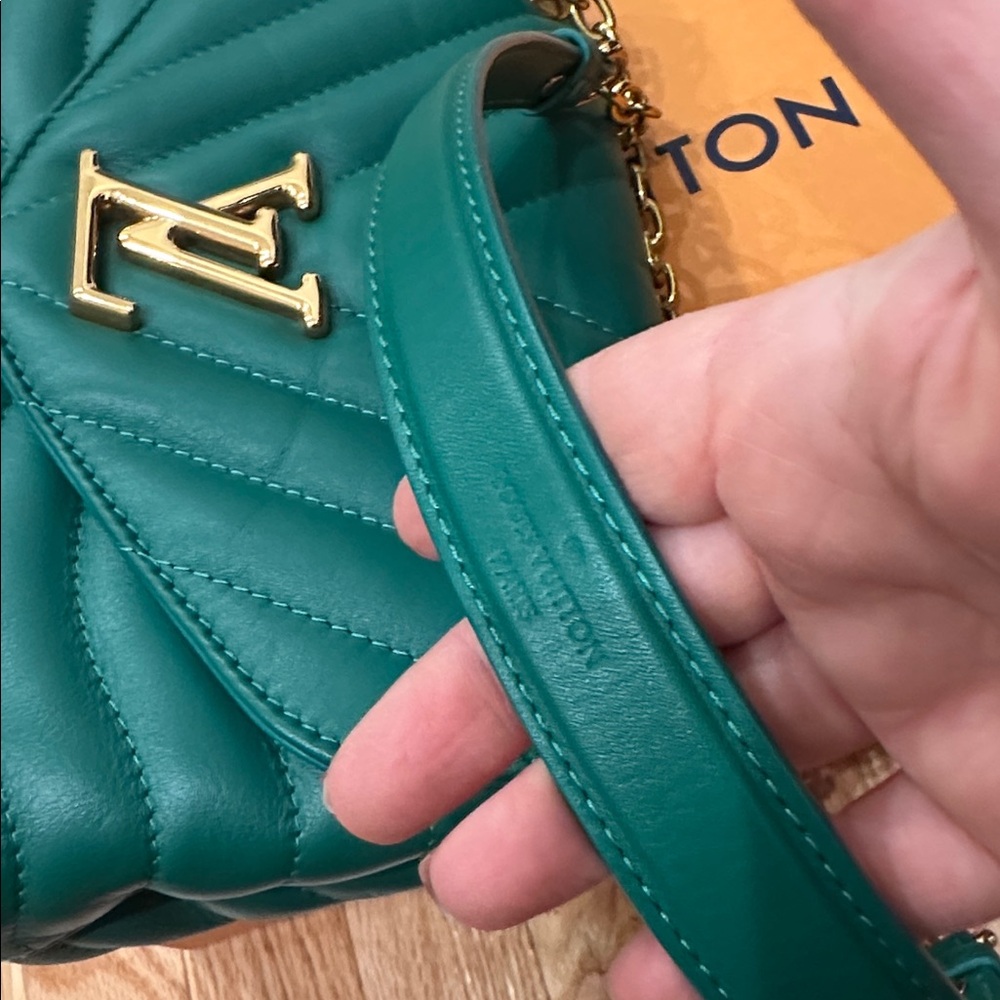 Louis Vuitton Vachetta leather new wave MM green shoulder bag - Picture 8 of 12